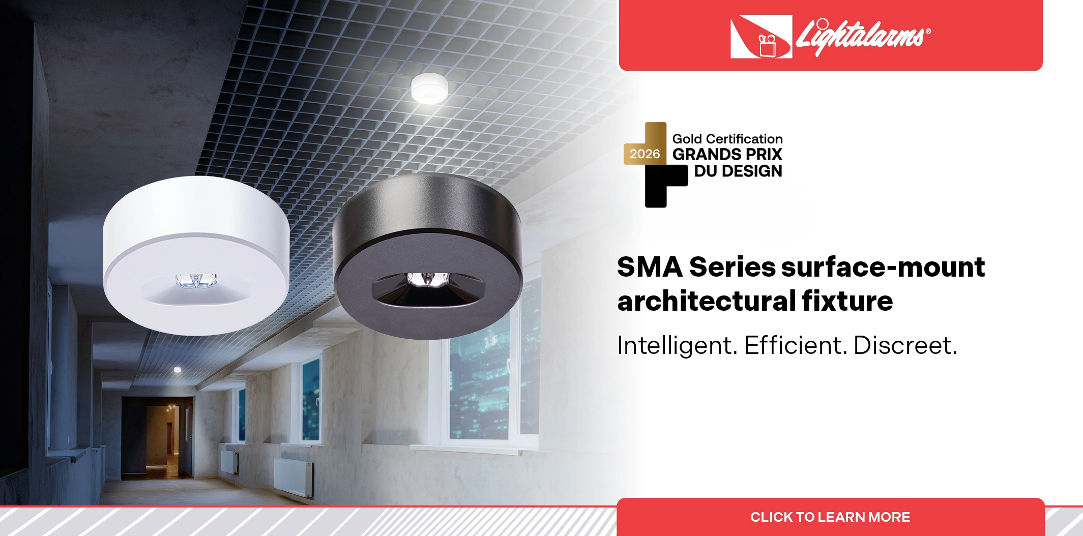 SMA Series surface-mount architectural fixture